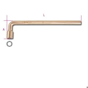937BA-27 - CHIAVI A PIPA ESAGONALI ANTISCINTILLA BETA UTENSILI 009370827