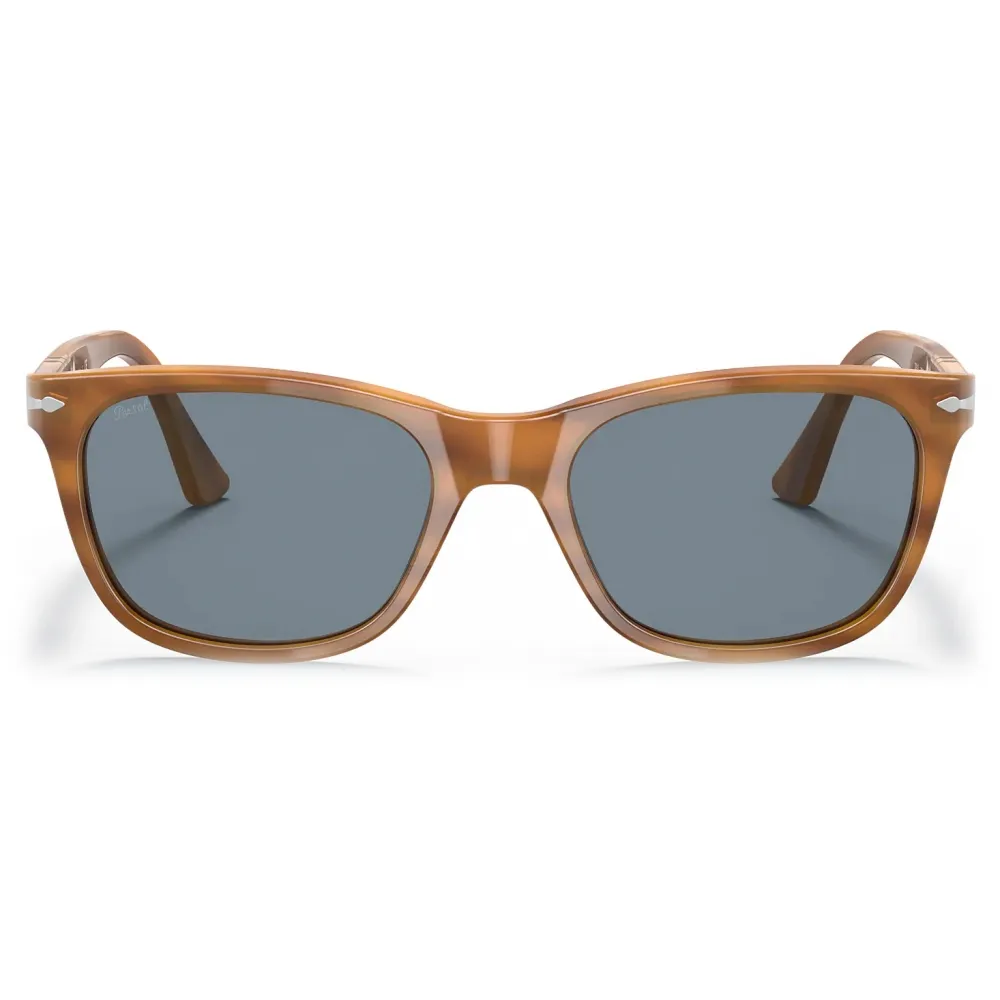 Persol - PO3291S - Striato Marrone / Azzurro - Occhiali da Sole - Persol Eyewear