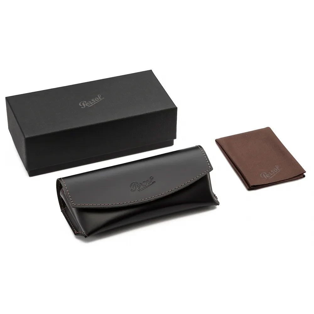 Persol - PO3291S - Striato Marrone / Azzurro - Occhiali da Sole - Persol Eyewear